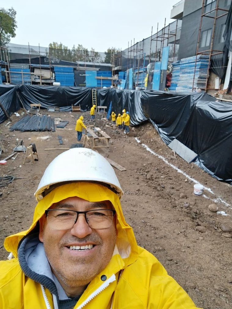Jefe de obra en faena